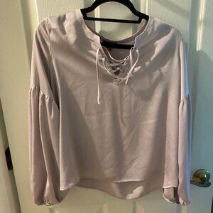 Vince Camuto peasant-style blouse M NWT